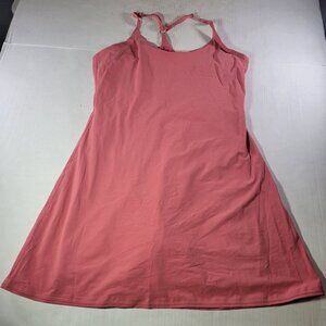 Outdoor Voices Coral Athletic Volley Dress With Shorts Tennis Pickleball Size L